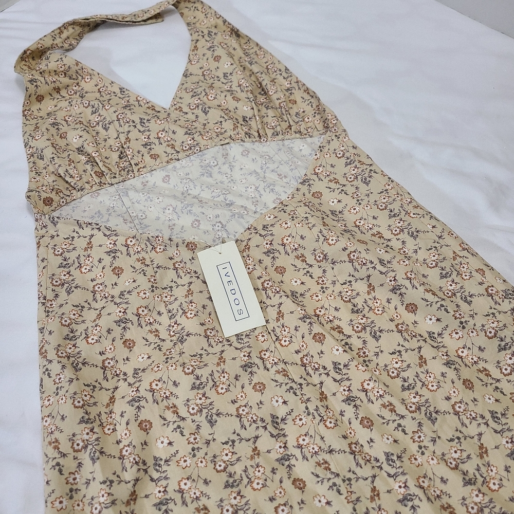 NWT Ivedos  Halter Floral Dress Size Small - Picture 9 of 11